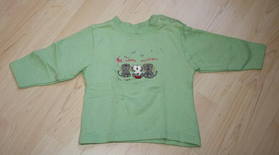 Baby Pullover Kinder Pulli Mädchen Langarm Sweatshirt Sweater Igel-Motiv grün Gr. 80 NEU
