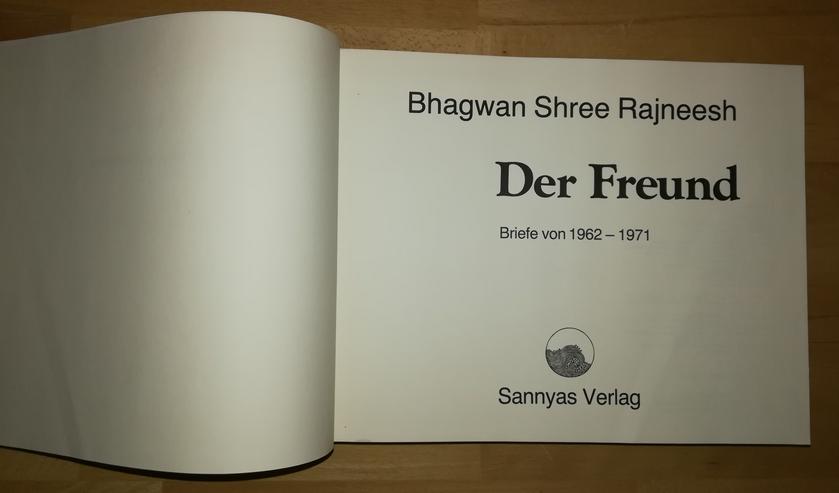 Bild 5: Der Freund. Briefe von 1962-1971 Bhagwan Shree Rajneesh + 1 Foto