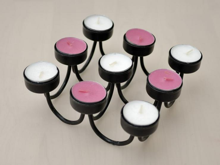 Bild 3: Kerzenständer für 9 Teelichter