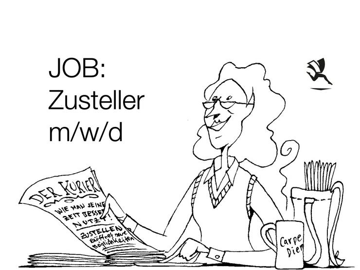 Minijob in Frankfurt am Main - Dornbusch - Zeitung austragen, Zusteller m/w/d gesucht