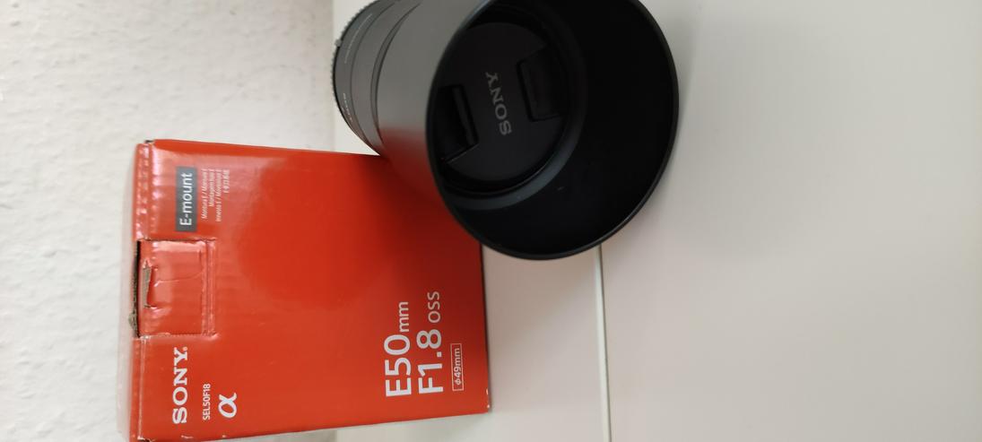 Sony 50 mm F 1.8 E-Mount  - Objektive, Filter & Zubehör - Bild 1
