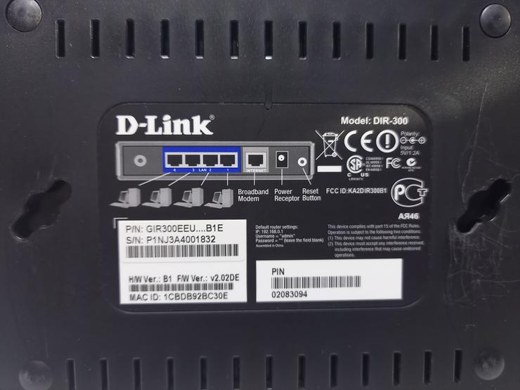 Bild 3: D-Link DIR-300 Wireless G Router DIR-300, komplett, nw.