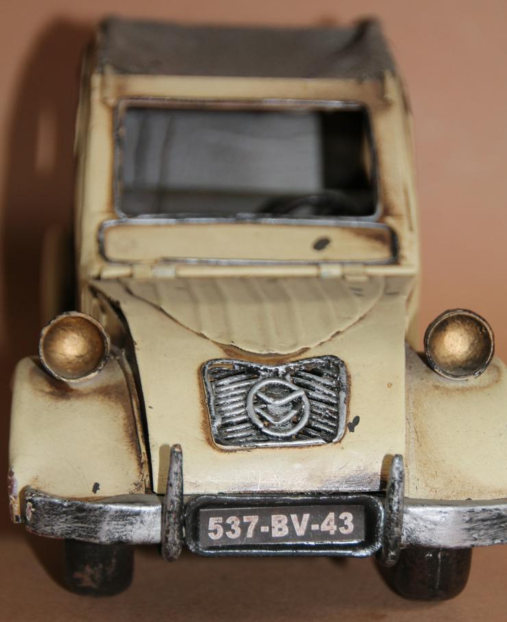 04) Citroen 2CV Ente - Großes, charmantes Blechmodell - ca. 28,5 cm ! - Modellautos & Nutzfahrzeuge - Bild 4