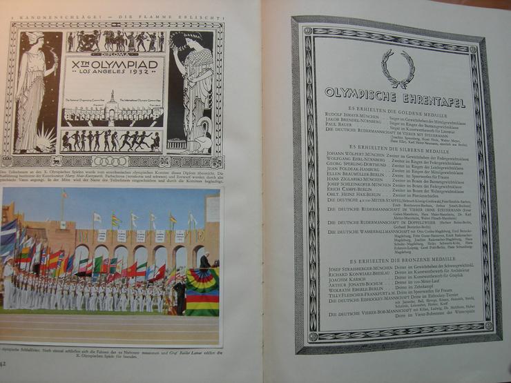 Bild 9: Die OLYMPISCHEN SPIELE 1932 (original historisches Buch)