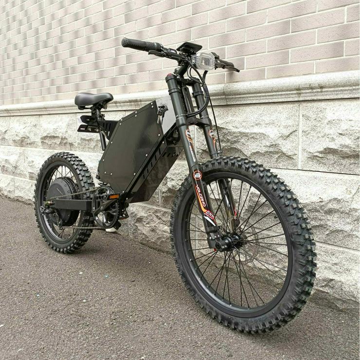 Stealth Bomber elektro Mountain EBike 72v 5000W KKE Gabel  - Elektro Fahrräder (E-Bikes) - Bild 4
