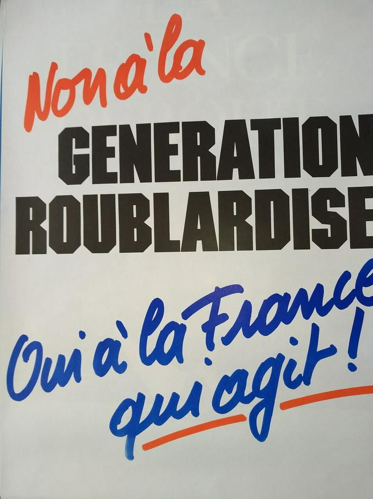 1988 Wahl Plakat La France