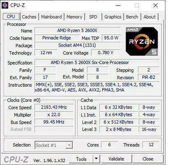 Bild 6: ASUS AORUS B450 ELITE Mainboard + Ryzen 5 2600x CPU +16GB