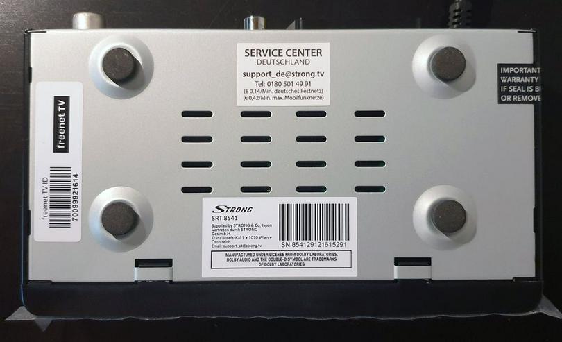Receiver DVB-T2 Strong SRT 8541 - Kabel-Receiver & Zubehör - Bild 3