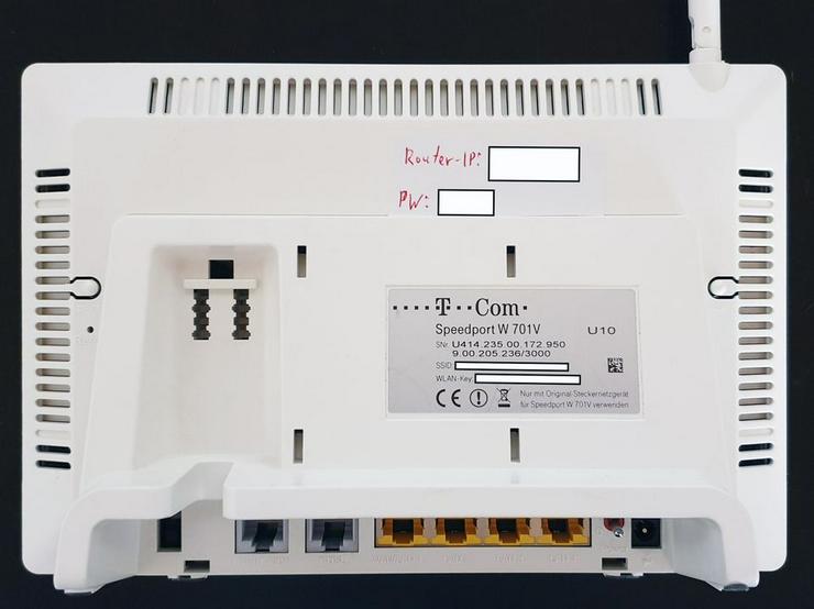 Speedport W 701V Komplett-Paket + Splitter + NTBA - Router & Access Points - Bild 3