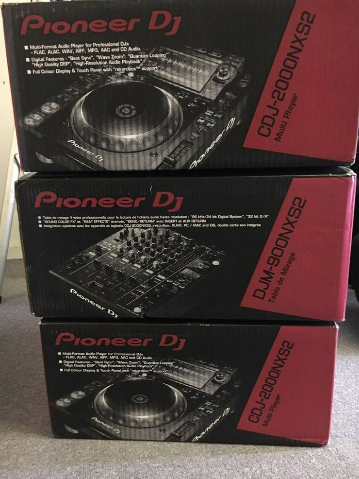 Pioneer DJ 2x Pioneer Cdj-2000Nxs2 & Djm-900Nxs2 + Pioneer Hdj-x10-k
