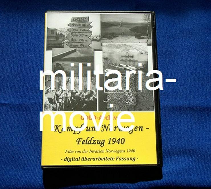 Kampf um Norwegen DVD Gold-Archiv, Film 1940 OKW Wehrmacht UNCUT! - DVD & Blu-ray - Bild 1