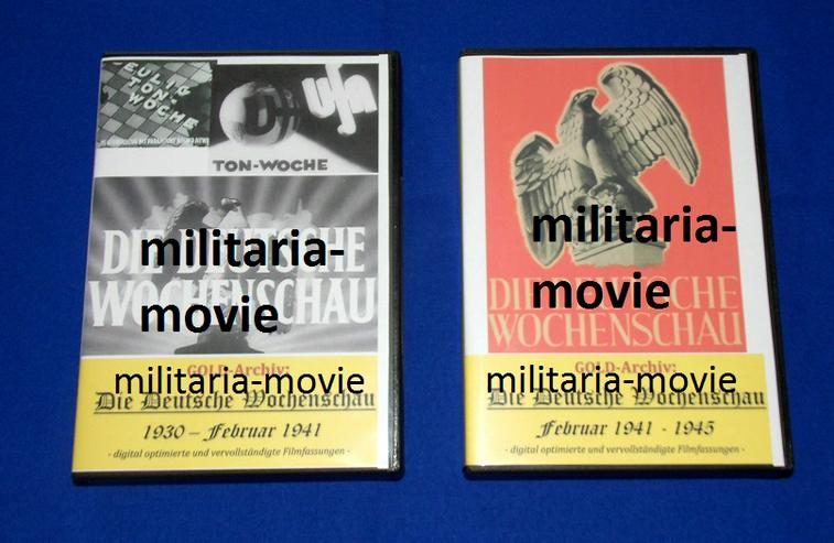 Bild 1: Ufa Die Deutsche Wochenschau Archiv, DVD Gold-Archiv, Wochenschauen 18 DVDs in 2 Boxen, 1930-1945 inkl. 61 HD-Filmen, UNCUT!