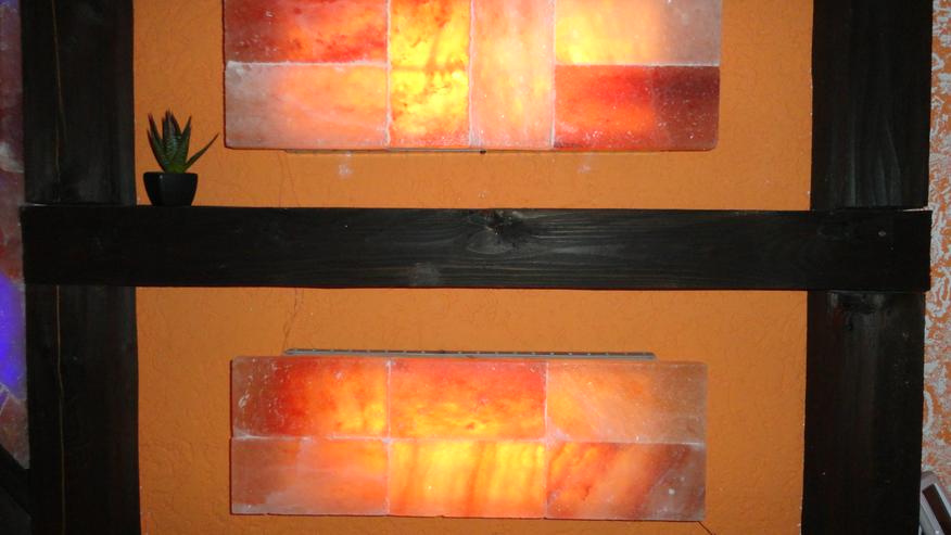 Bild 10: Natursalzwand handgefertigt für Sauna... oder Wohnraum