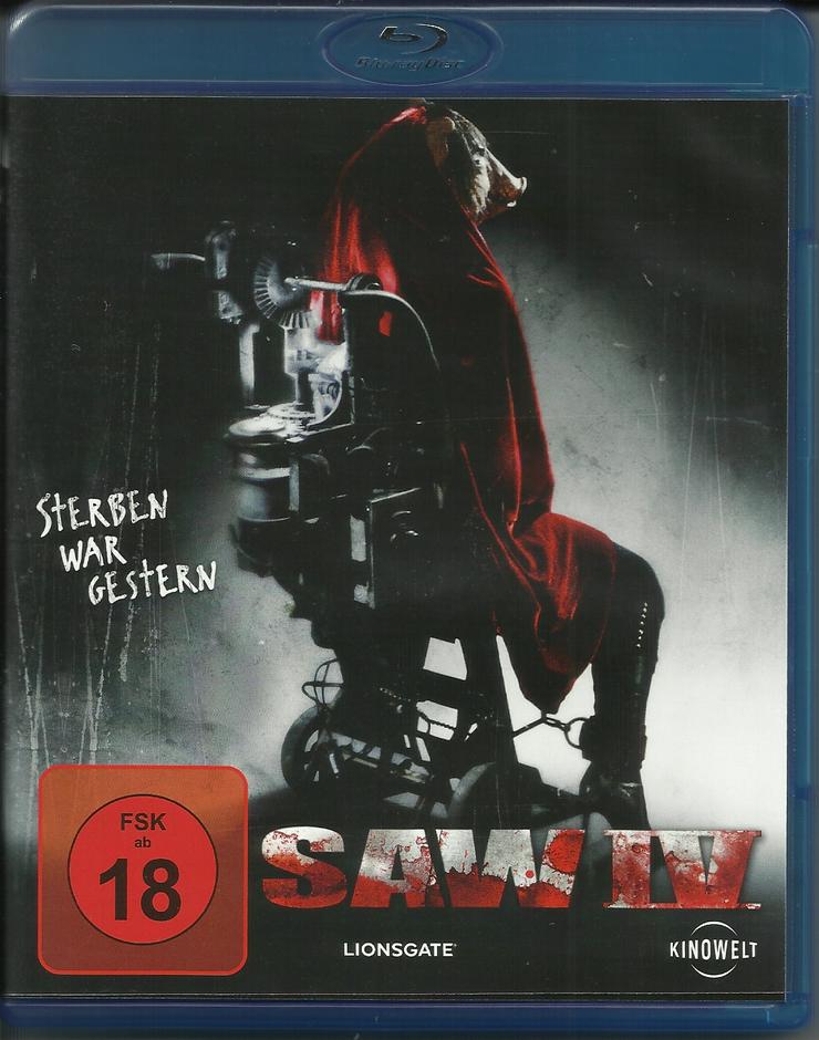 SAW IV - STERBEN WAR GESTERN - BLU-RAY € 3 - NEUWERTIG