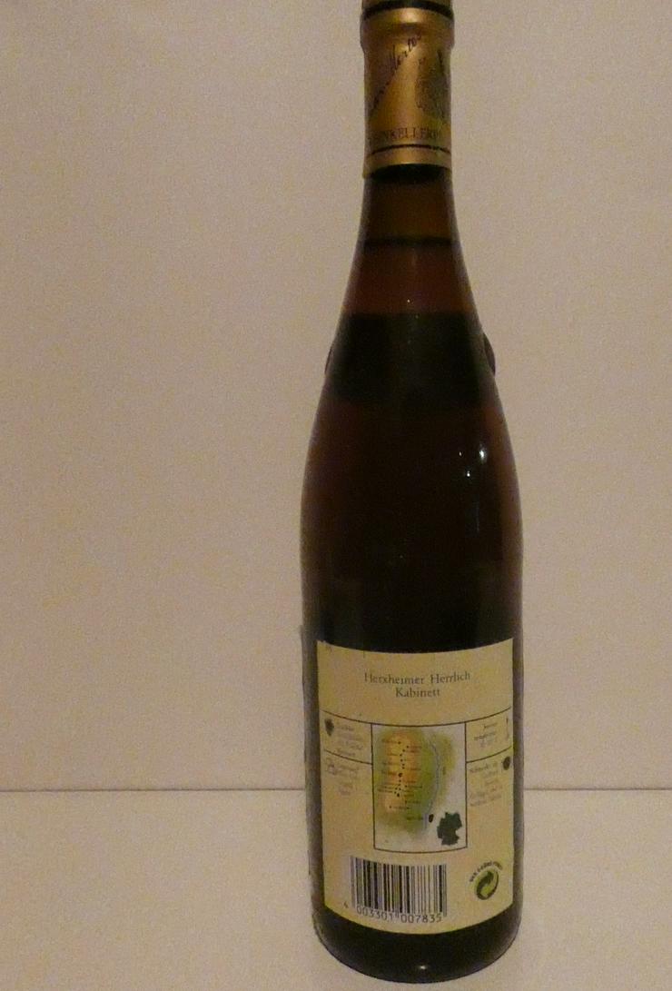 Weinflasche Herxheimer Herrlich Kabinett  - Wein aus Deutschland - Bild 2
