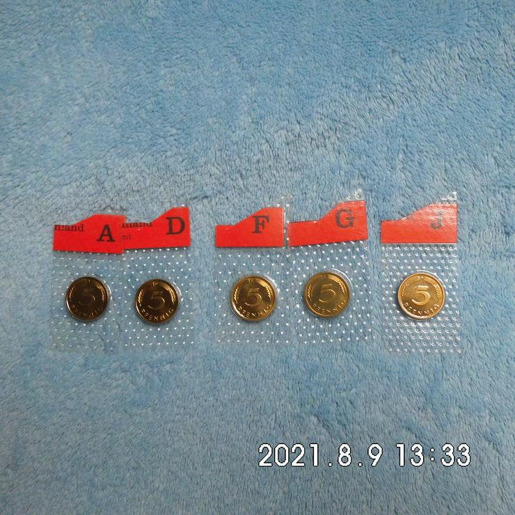 5 Pfennig 1997 im Blister - Deutsche Mark - Bild 1