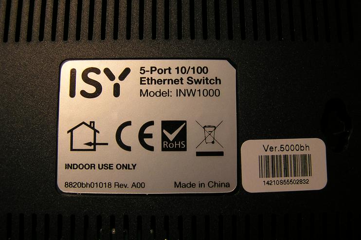 Ethernet-Switch 5-Port von ISY - Weitere - Bild 4