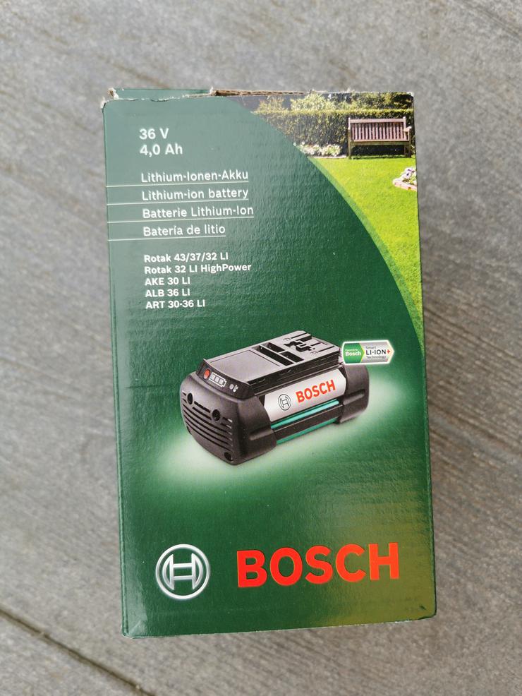 Nagelneue Bosch 36 V 4,0 Ah Lithium Ionen Akku - Weitere - Bild 1