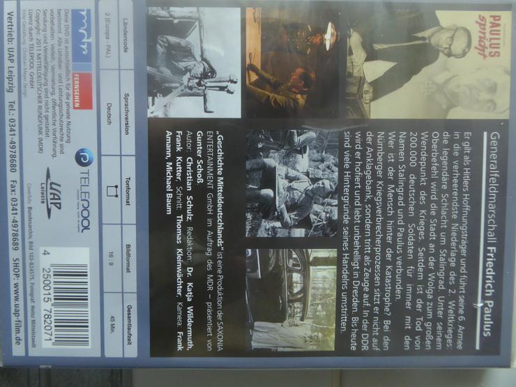 Generalfeldmarschall Friedrich Paulus - Dokumantation - DVD & Blu-ray - Bild 2