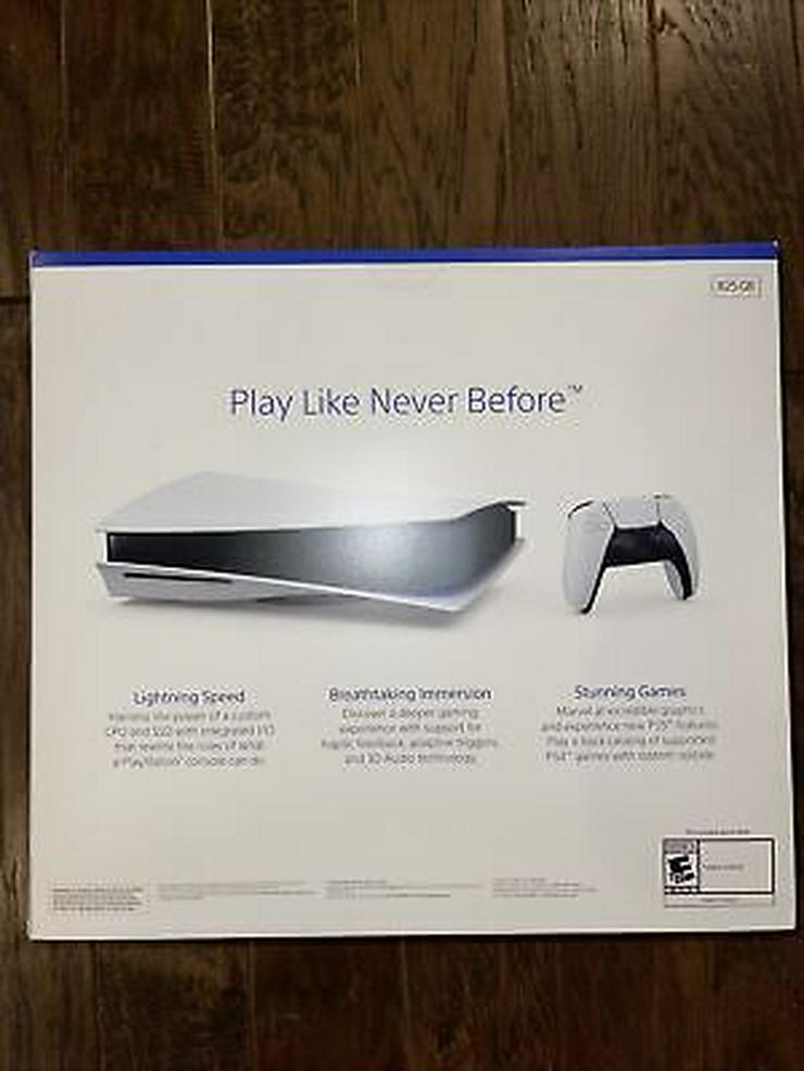 Sony PlayStation 5 PS5 Console Disc-Version. - DVD-Player - Bild 3