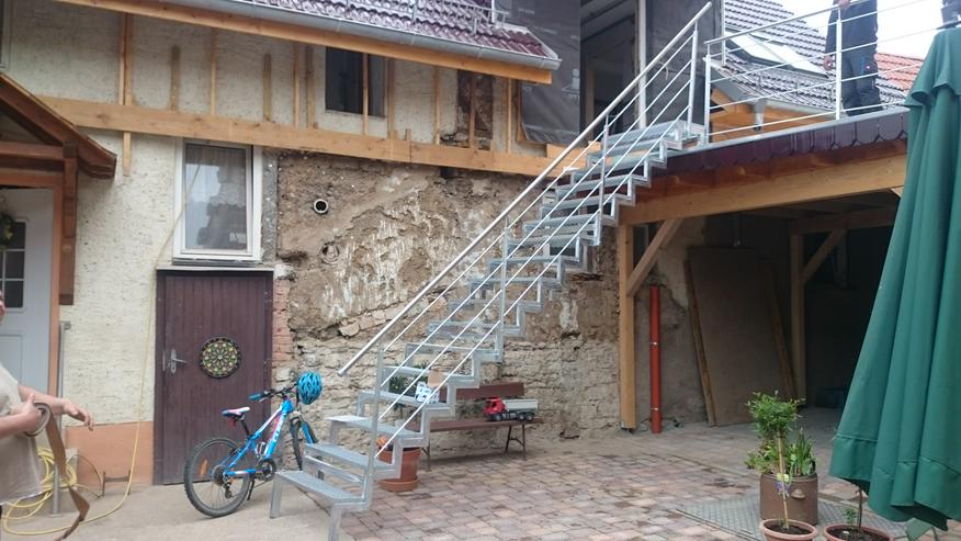 Bild 5: Gittertreppen, Metalltreppen aus Polen, Stahltreppe zum Garten, Gelander Tore