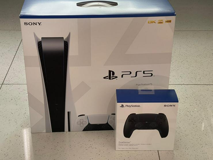 PS5 mit Laufwerk und 2 Controller - NEU - PlayStation Konsolen & Controller - Bild 1