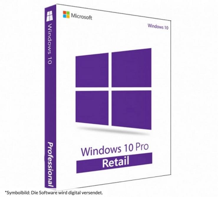 Microsoft Windows 10 Professional Pro (Retail) - Betriebssysteme - Bild 1