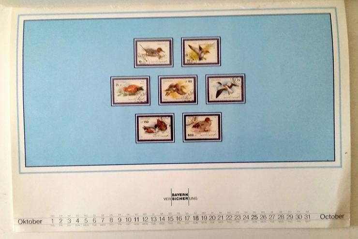 Bild 4: OLYMPIA 1992 Briefmarkenkalender "Briefmarken aus aller Welt"