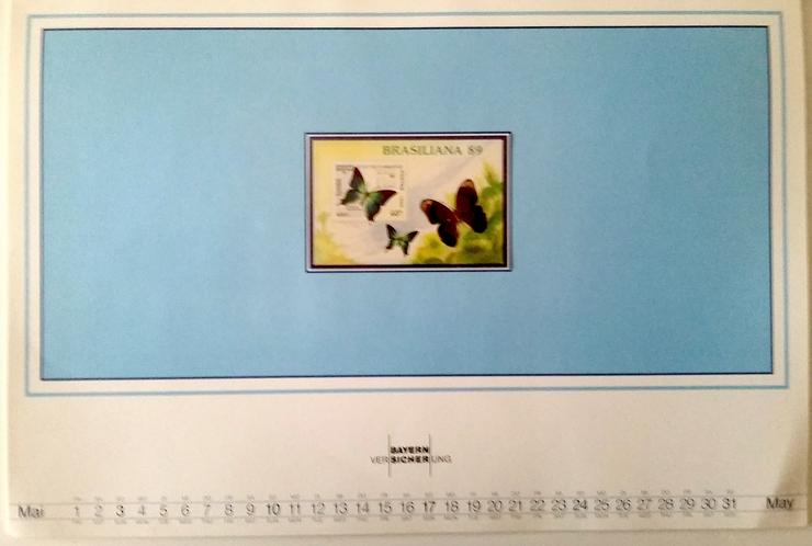 Bild 5: OLYMPIA 1992 Briefmarkenkalender "Briefmarken aus aller Welt"