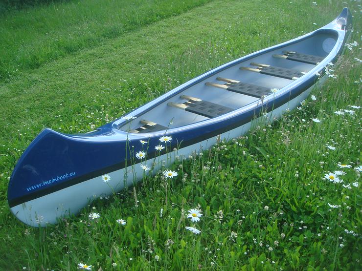 Kanu 5er Kanadier 550 Neu ! in blau /weiß - Kanus, Ruderboote & Paddel - Bild 1