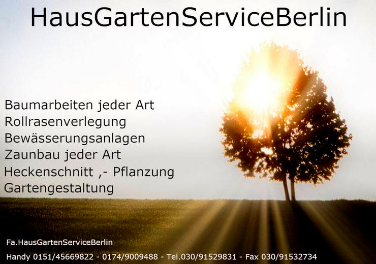 HausGartenServiceBerlin - Baumfällung , Baumservice , Baumpflege - Gartenarbeiten - Bild 10
