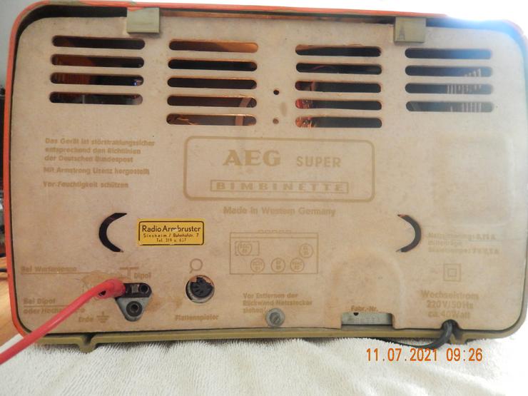 AEG Super Bimbinette gebraucht technisch und optisch überarbeitet, aufgerischt. In Funktion. - Radios, Radiowecker, Weltempfänger usw. - Bild 12