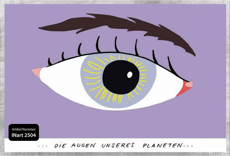 "Die Augen unseres Planeten" Aktien Grafik von Thomas Stimm - Poster, Drucke & Fotos - Bild 1