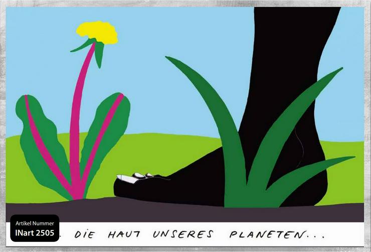 "Die Haut unseres Planeten" Aktien Grafik von Thomas Stimm - Poster, Drucke & Fotos - Bild 1