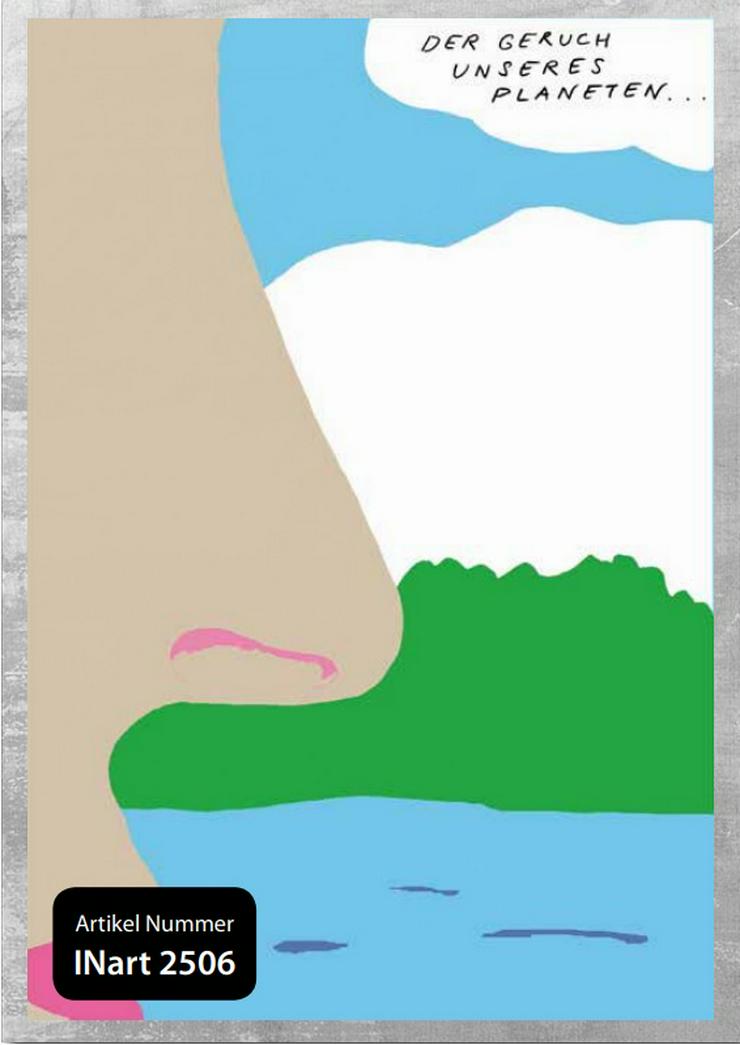 "Der Geruch unseres Planeten" Aktien Grafik von Thomas Stimm - Poster, Drucke & Fotos - Bild 1