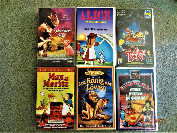 Walt Disney 13 Stck. VHS + 18 weitere VHS Kassetten , überwiegend NEU - Video Recorder - Bild 5