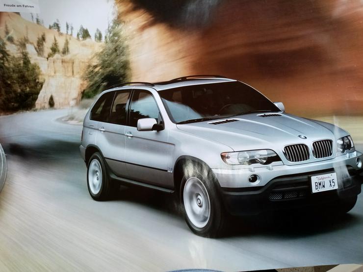 Bild 2: Orginal Promotion USA Einführungs Plakat BMW X5 1999