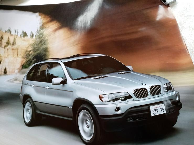 Bild 4: Orginal Promotion USA Einführungs Plakat BMW X5 1999