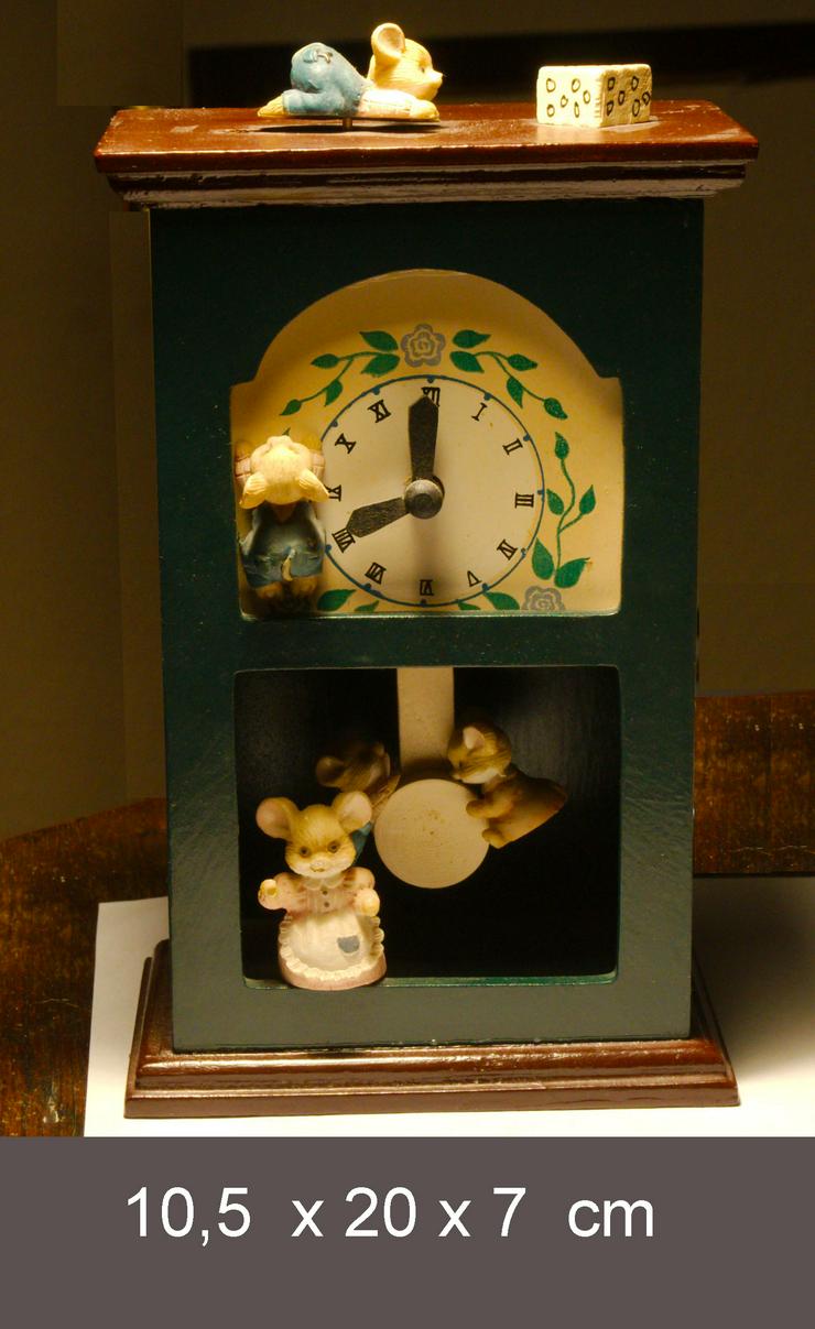 Bild 1: Alte Holz  Spieluhr Handgearbeitet