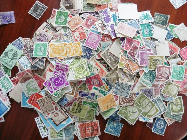 Bild 6: 7.000 - 8.000 Briefmarken DDR, Bund, Berlin, Deutsches Reich