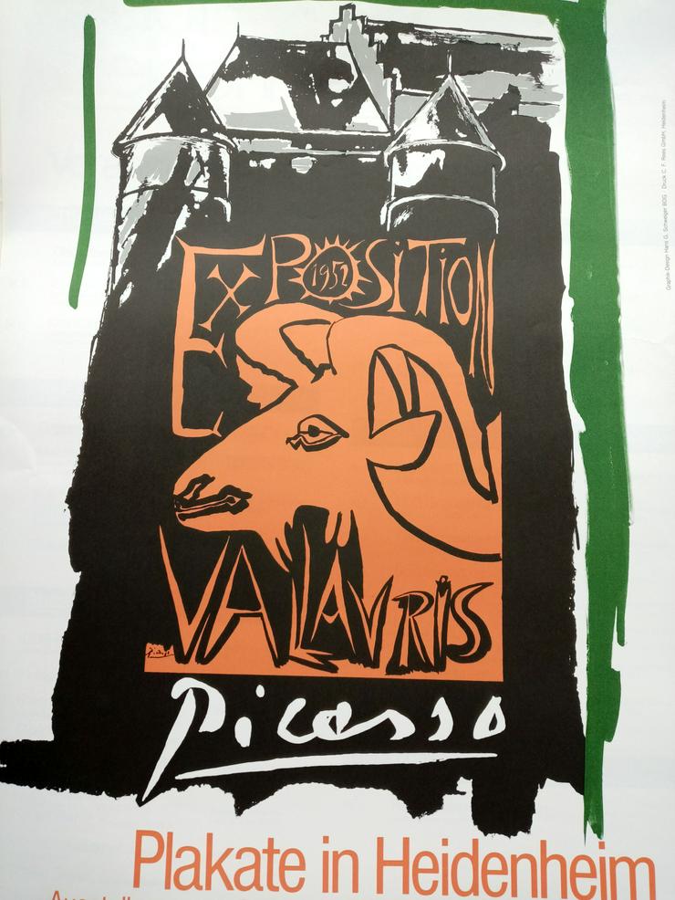 Picasso Vallauris 1981 Heidenheim sign Schweiger - Poster, Drucke & Fotos - Bild 5