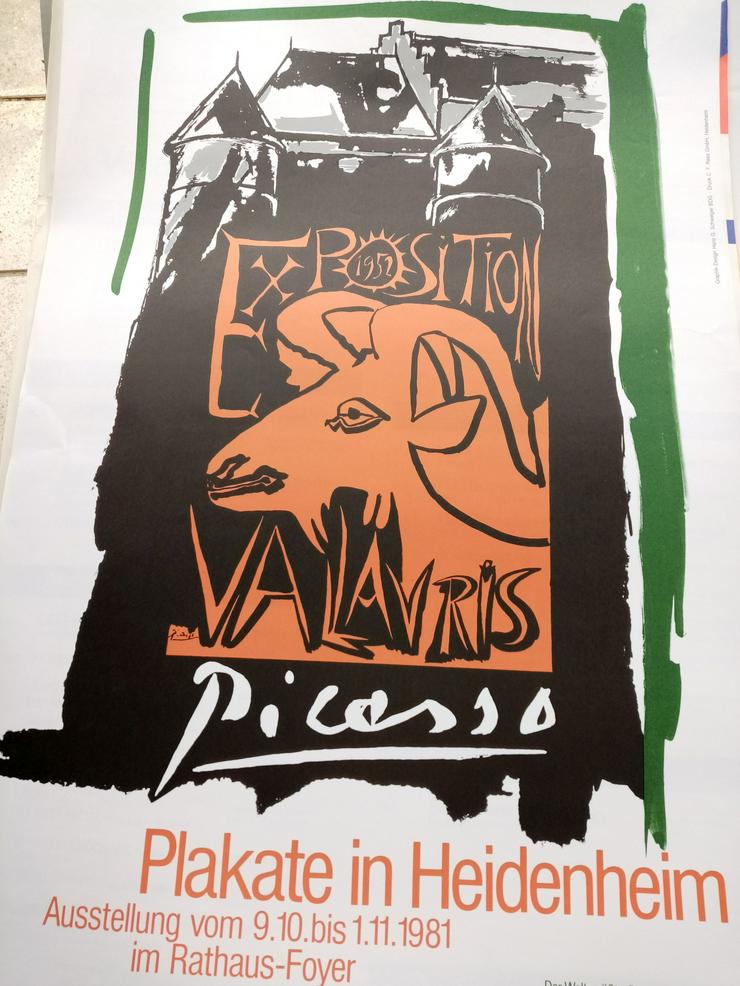 Picasso Vallauris 1981 Heidenheim sign Schweiger