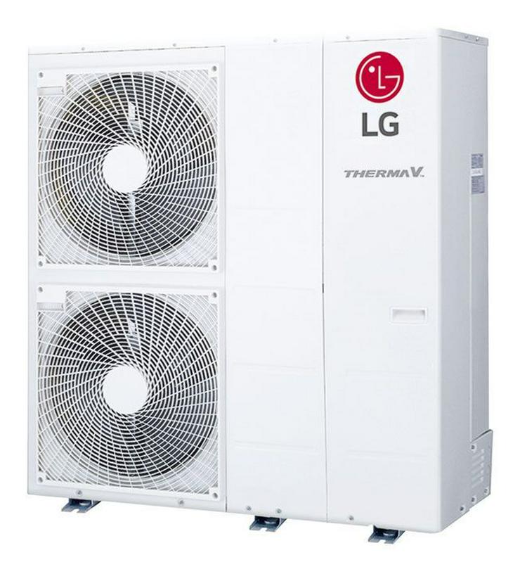 LG Therma V Set Monobloc Luft-Wasser-Wärmepumpe R32, 12 kW, A+++. prehalle