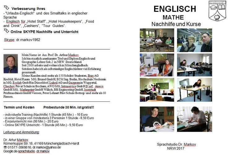 ENGLISCH A1-C1 - Sprachkurse - Bild 1