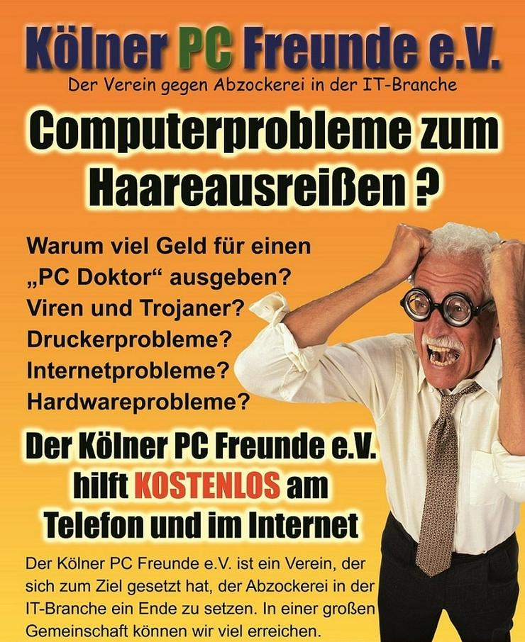Bild 3: Kostenloser PC Check-up und Computer Hilfe des Kölner PC Freunde e.V.
