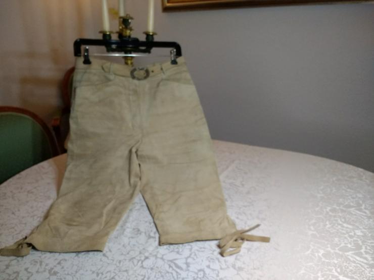 Damen Trachtenkniebund Lederhose Original Alphorn Trachten - W26-W28 / 36-38 / S - Bild 1