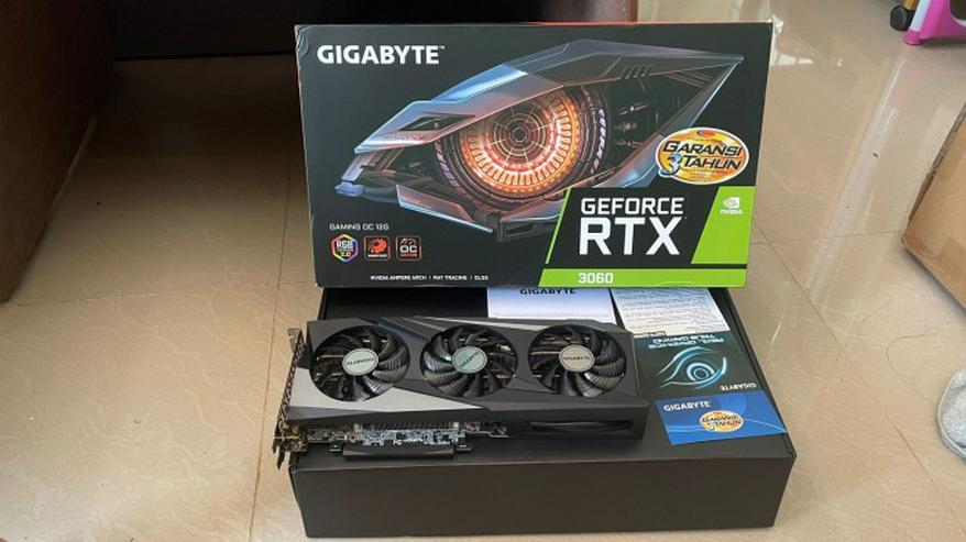 Bild 4: Nvidia Gigabyte RTX 3060 Gaming OC 12Gb Rev. 2.0 