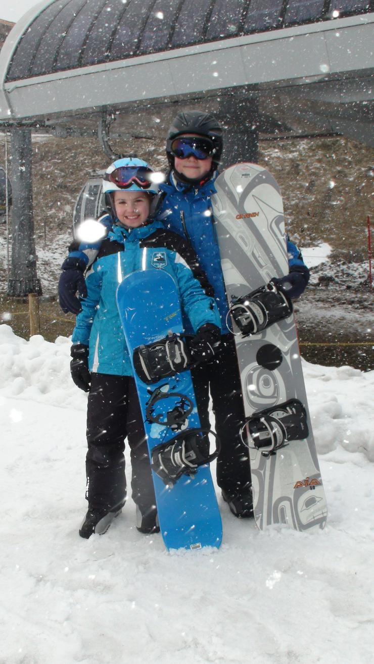 Bild 3: Skifahren in der Gruppe- Familien-Skifreizeiten 05. April.-12. April Stubaier Gletscher (2025)