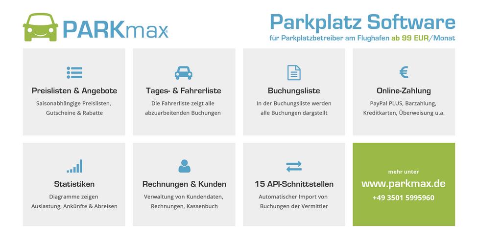 Software für Parkplatzbetreiber am Flughafen - Verwaltung, Buchhaltung & Business - Bild 2