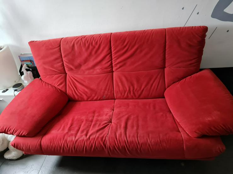 Bild 6: Rote Designer Sofas gebraucht zu verschenken 